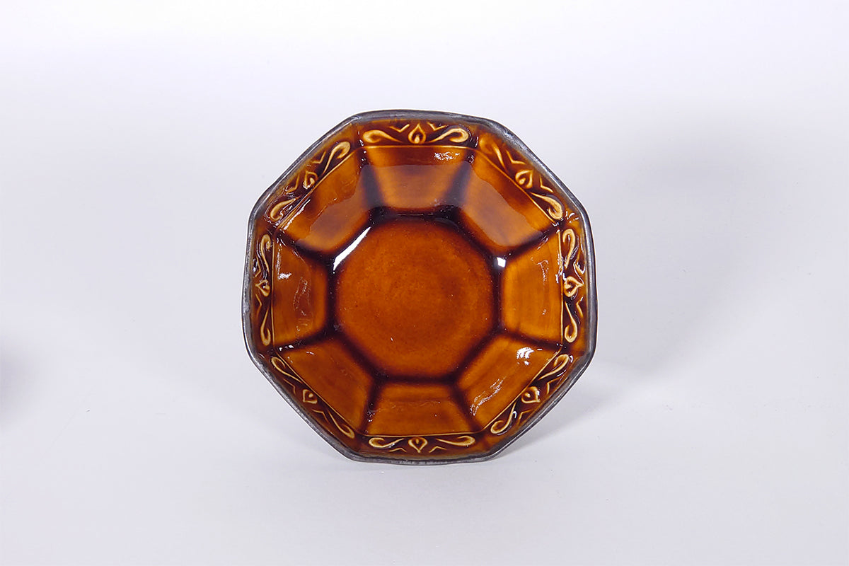 黒金アメ釉 浅鉢