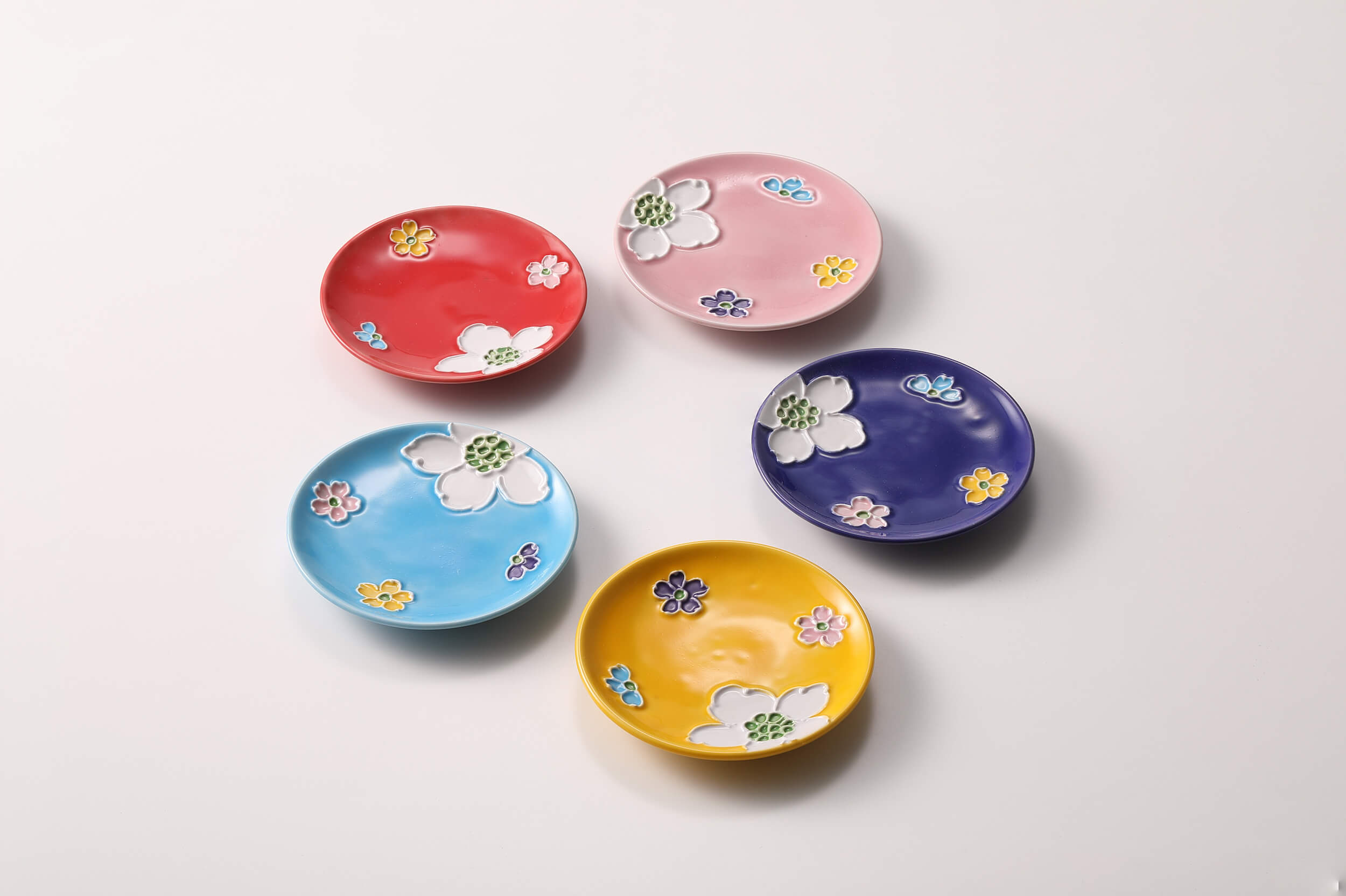 福豆皿 爛漫5色セット