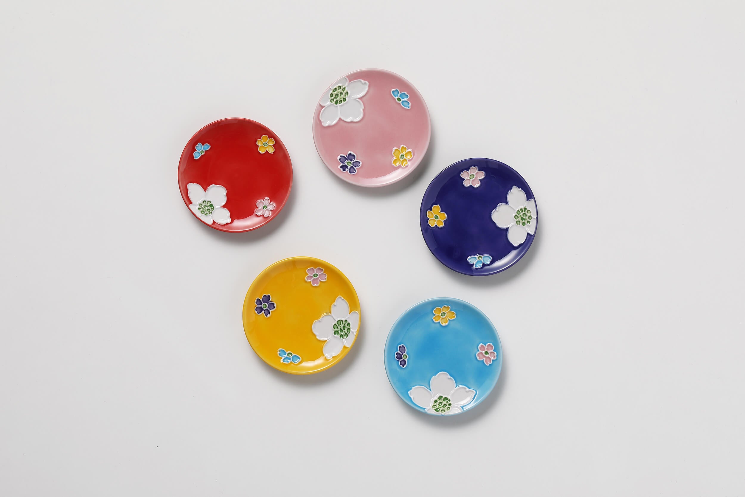 福豆皿 爛漫5色セット